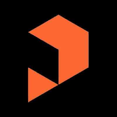 Young man with dark hair and beard, brown eyes, blue t-shirt